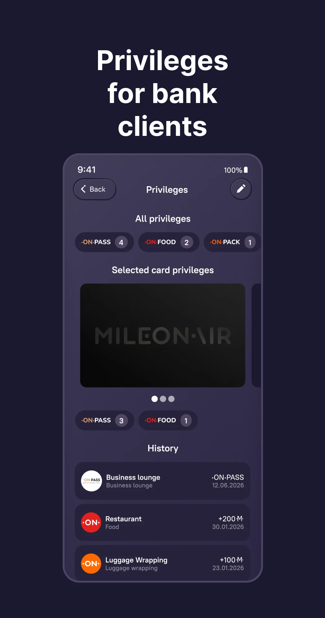 MILE·ON·AIR screenshot