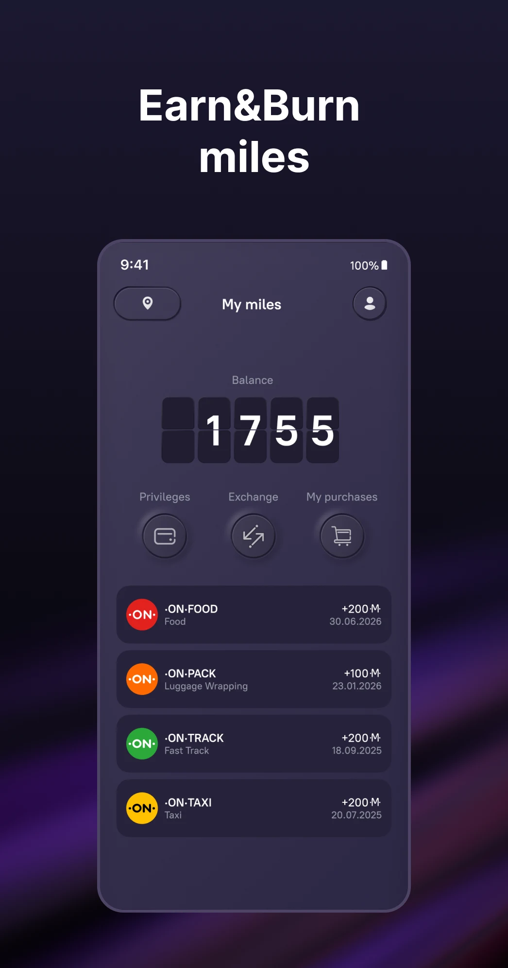 MILE·ON·AIR screenshot